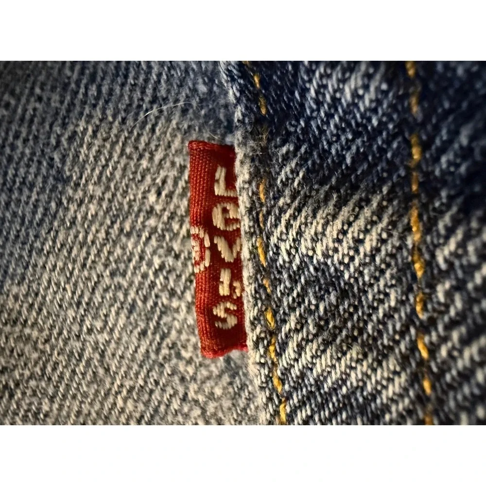 Levi's 550 Relaxed Fit Jeans Mens 50x34 Blue Medium Wash Red Tab Denim